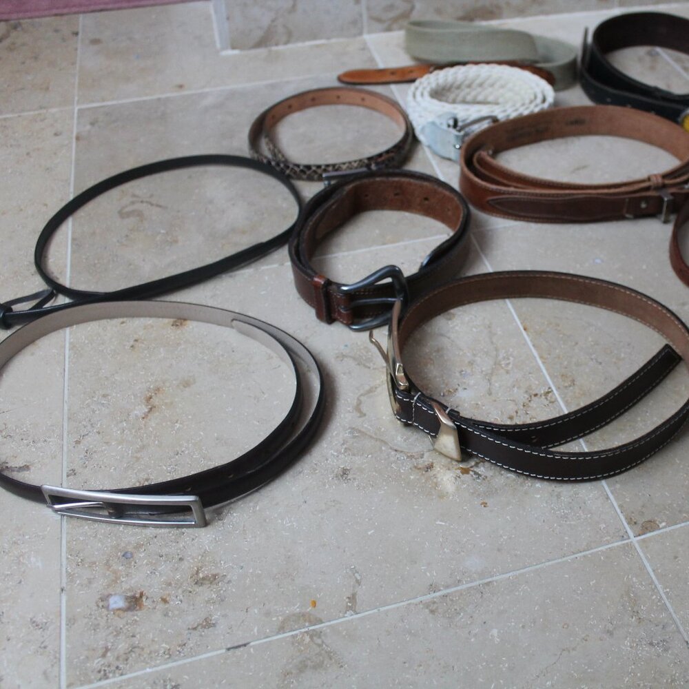 Lot of belts size XS